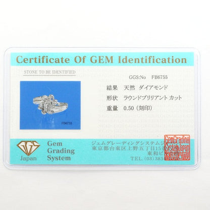 PT900 プラチナ ダイヤモンド リング