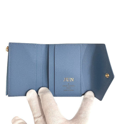 ルイヴィトン ポルトフォイユゾエ ダミエアズール 三つ折り財布