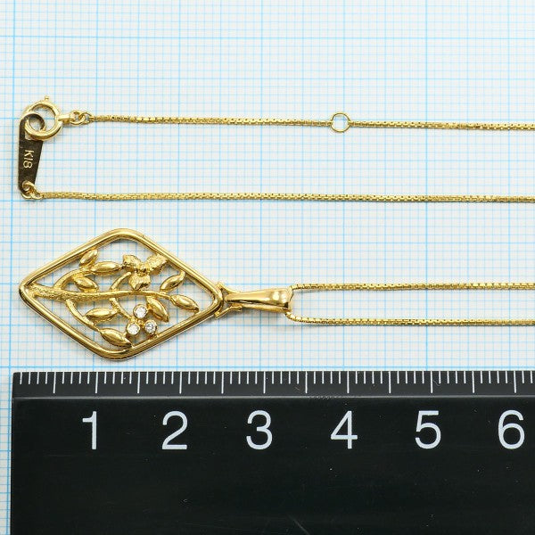 Au750 ダイヤモンドネックレス