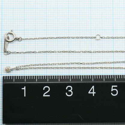 K10ホワイトゴールドダイヤネックレス
