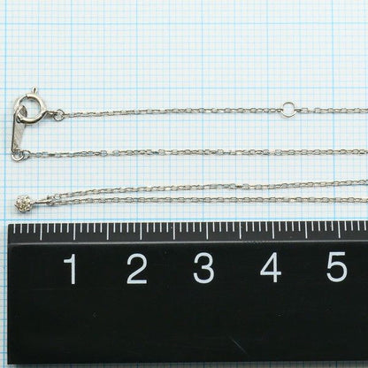 K10ホワイトゴールドダイヤネックレス