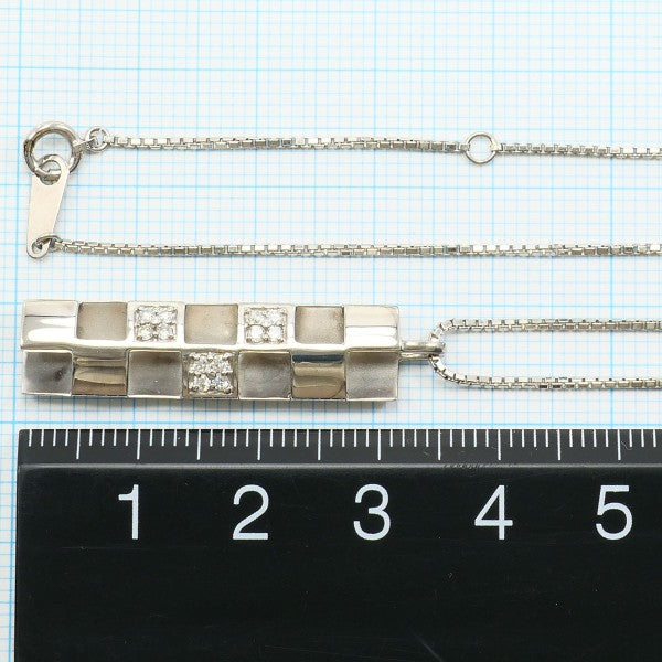 Au750ホワイトゴールドダイヤモンドネックレス