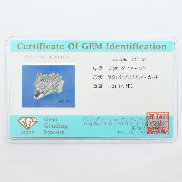 PT900 プラチナ ダイヤモンド リング