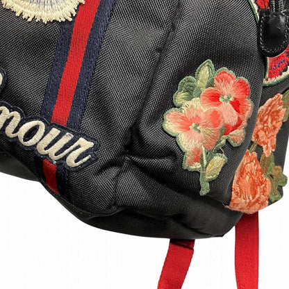 グッチ エンブロイダリータイガー キャンバスバックパック