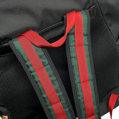 グッチ エンブロイダリータイガー キャンバス バックパック