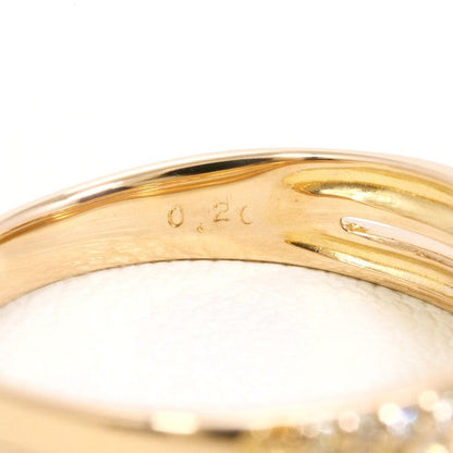 Au750ピンクゴールドダイヤリング