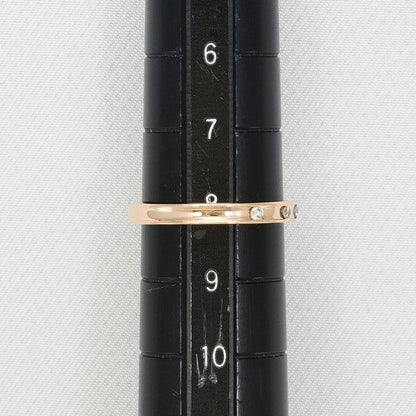 ヨンドシー K10ピンクゴールド ダイヤ リング