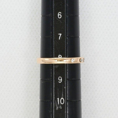 ヨンドシー K10ピンクゴールド ダイヤモンド リング