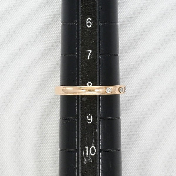 ヨンドシー K10ピンクゴールド ダイヤモンド リング