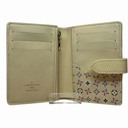 ルイヴィトン LVヴェルティカルウォレットコンパクト レザー二つ折り財布