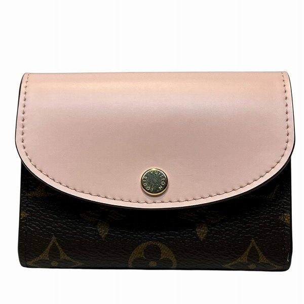 ルイヴィトン ポルトモネロザリ モノグラム レザー 財布