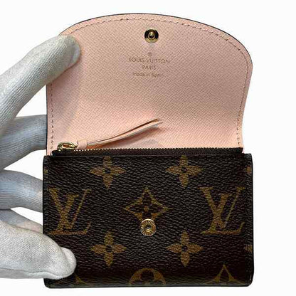 ルイヴィトン ポルトモネロザリ モノグラム レザー 財布