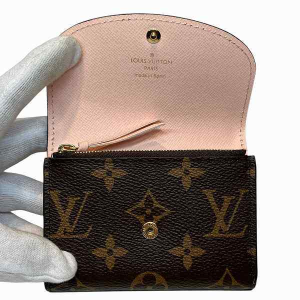 ルイヴィトン ポルトモネロザリ モノグラム レザー 財布