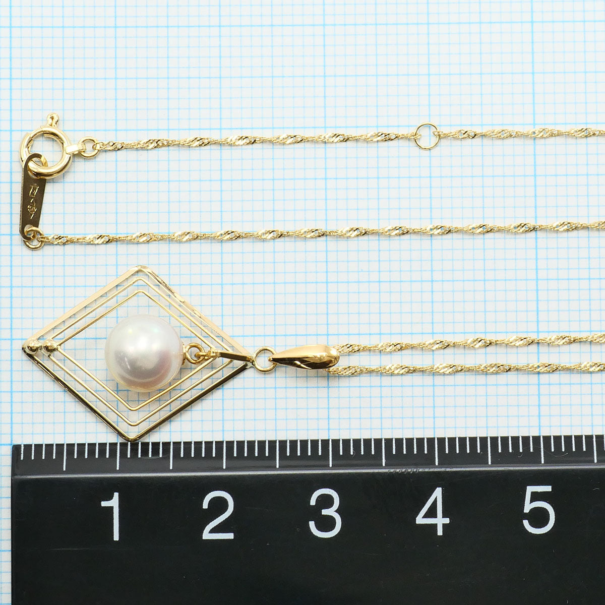 Au750 パールネックレス