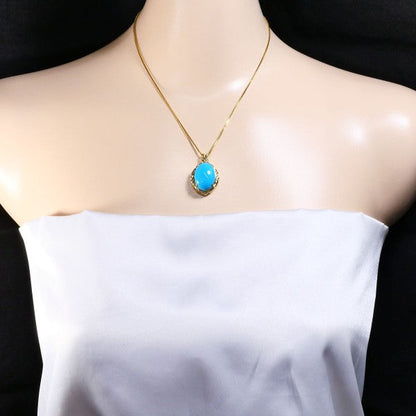 Au750ターコイズネックレス