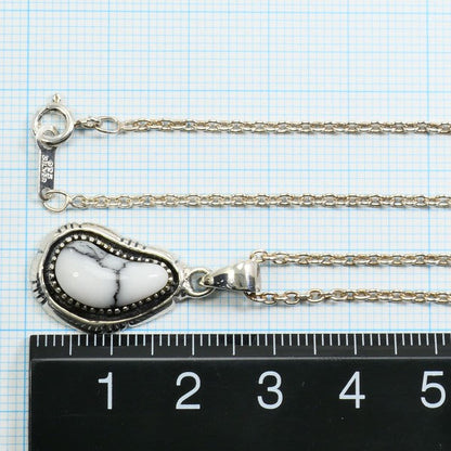 925シルバーハウライトネックレス