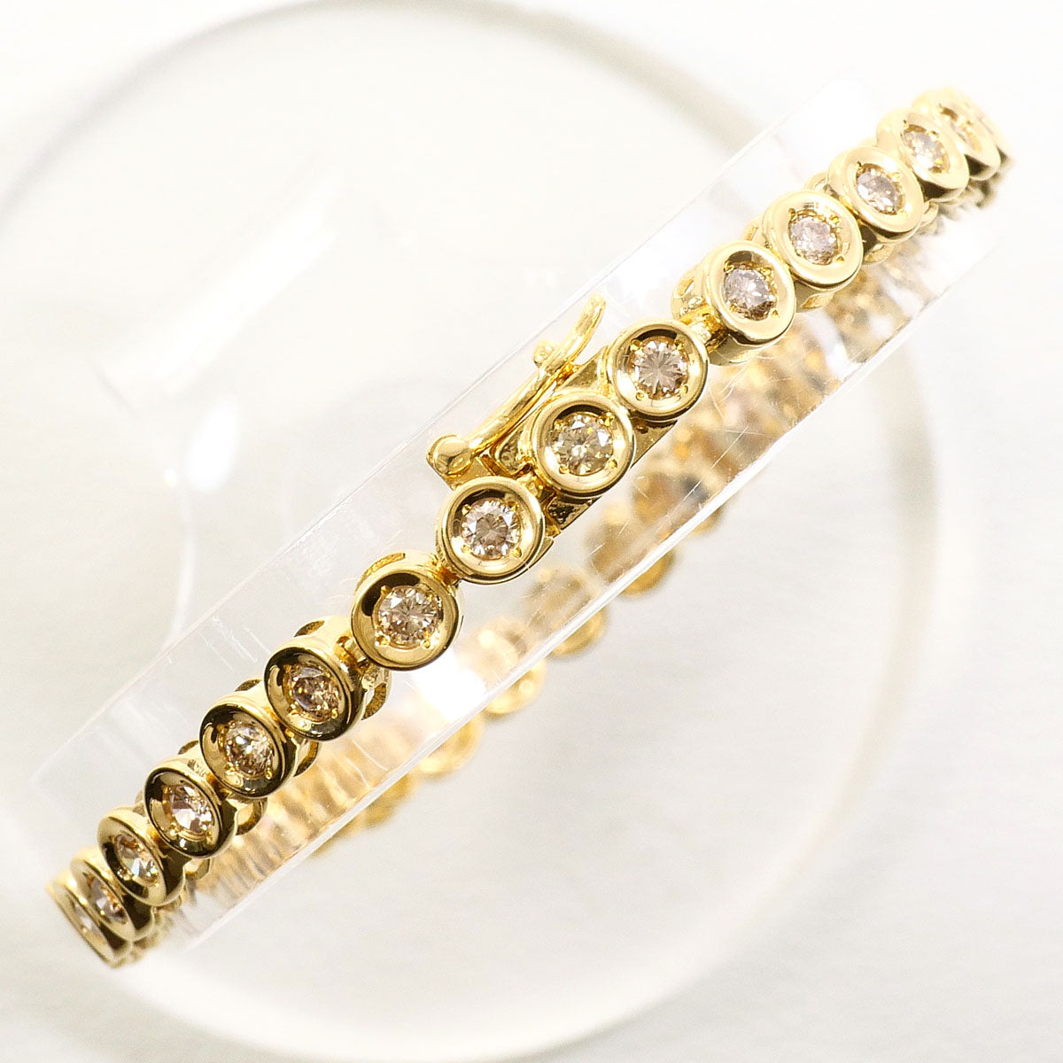 Au750 Diamond Tennis Bracelet