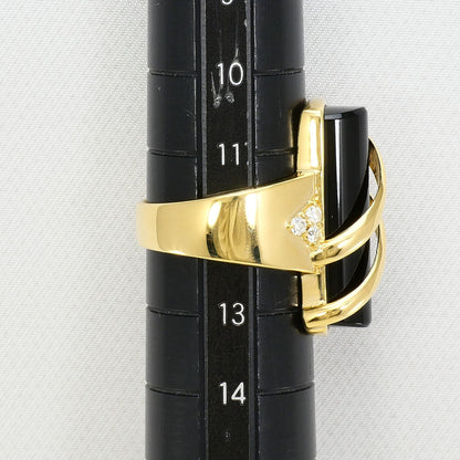 Au750オニキスダイヤモンドリング
