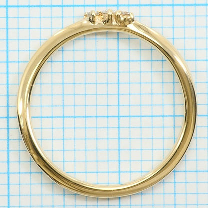 カナル4℃ K10イエローゴールドダイヤリング