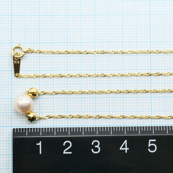 Au750パールネックレス