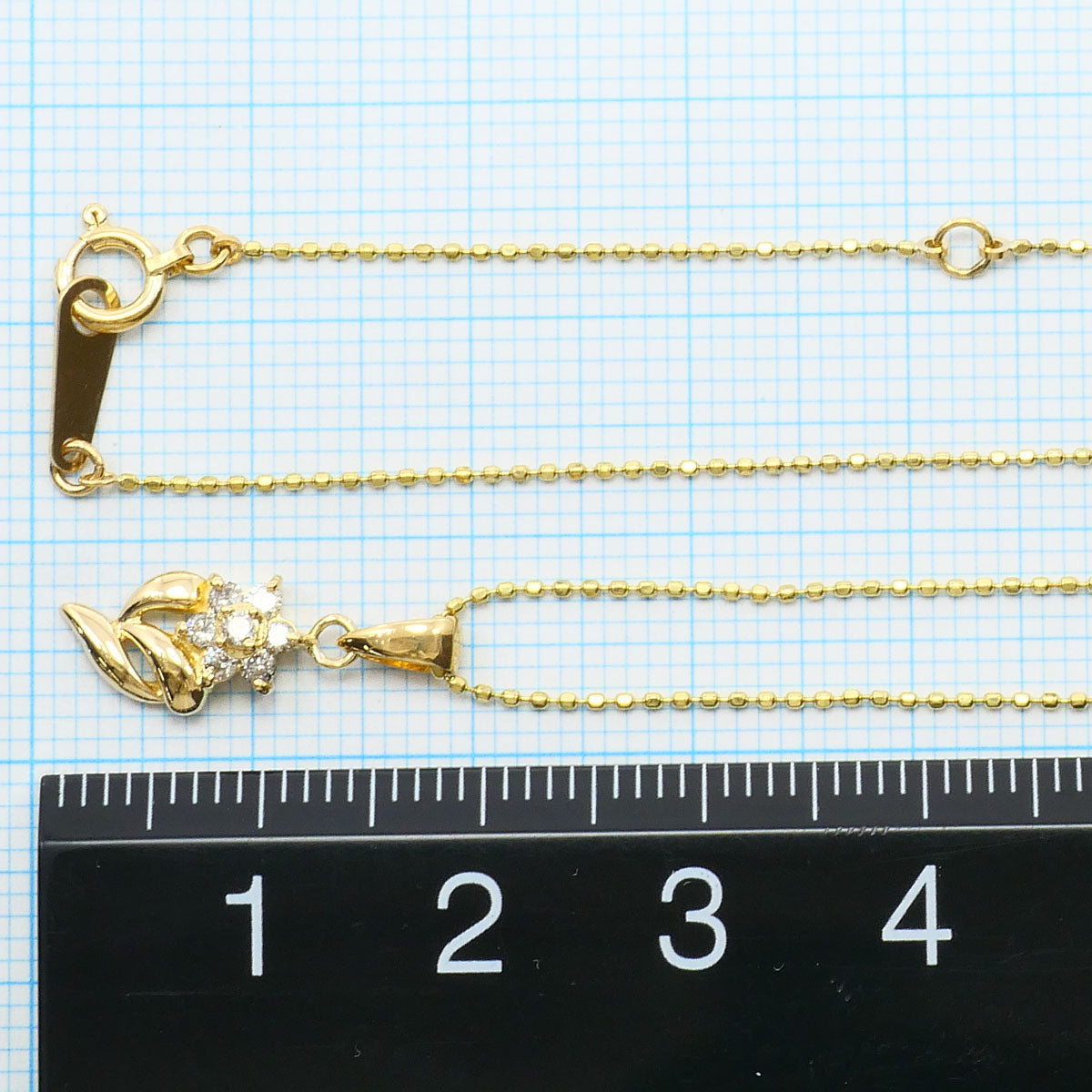 Au750 ダイヤモンド ネックレス