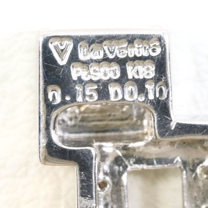ラベリテ Pt900プラチナ K18PG ダイヤモンド ペンダントトップ
