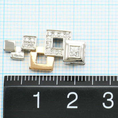ラベリテ Pt900プラチナ K18PG ダイヤモンド ペンダントトップ