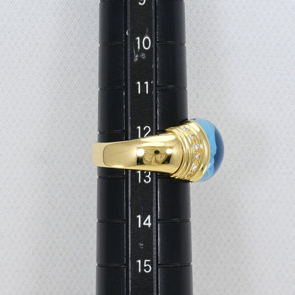 Au750ブルートパーズダイヤモンドリング