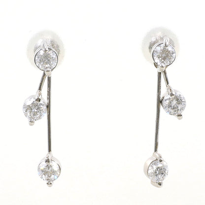 プラチナ ダイヤモンドピアス