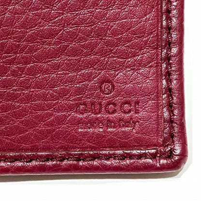 グッチ バンブー レザー 三つ折り財布
