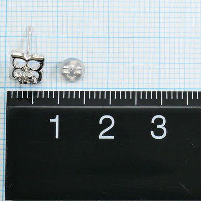 K14ホワイトゴールド ダイヤモンド ピアス