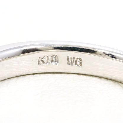 K10ホワイトゴールドダイヤモンドリング