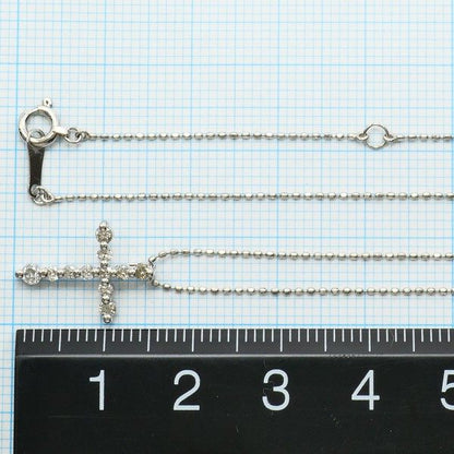 プラチナ ダイヤモンドネックレス PT900 PT850 0.30ct