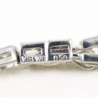 K18WG K14WG ダイヤモンド ブレスレット