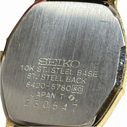 セイコーエクセリーヌ SS×10Kイエローゴールド 腕時計