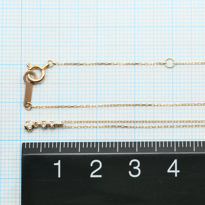 ヨンドシー K10PG ダイヤモンドネックレス
