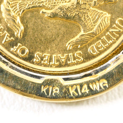 アメリカンイーグル 1 10オンス金貨 Au750 ペンダントトップ