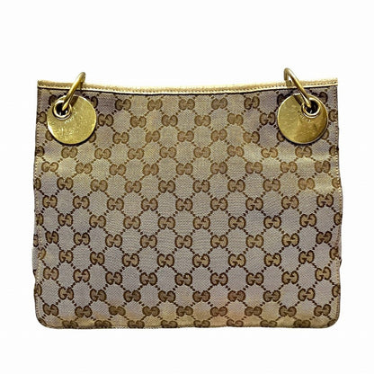 グッチ GGキャンバス レザーショルダーバッグ