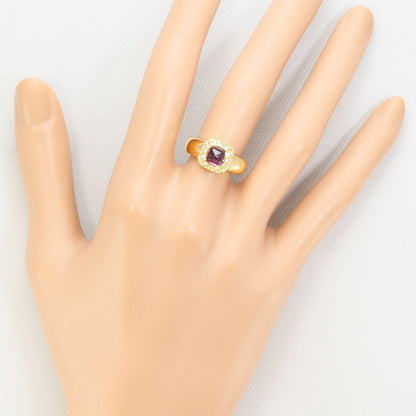 ルジアダ Au750 ロードライトガーネットダイヤモンドリング