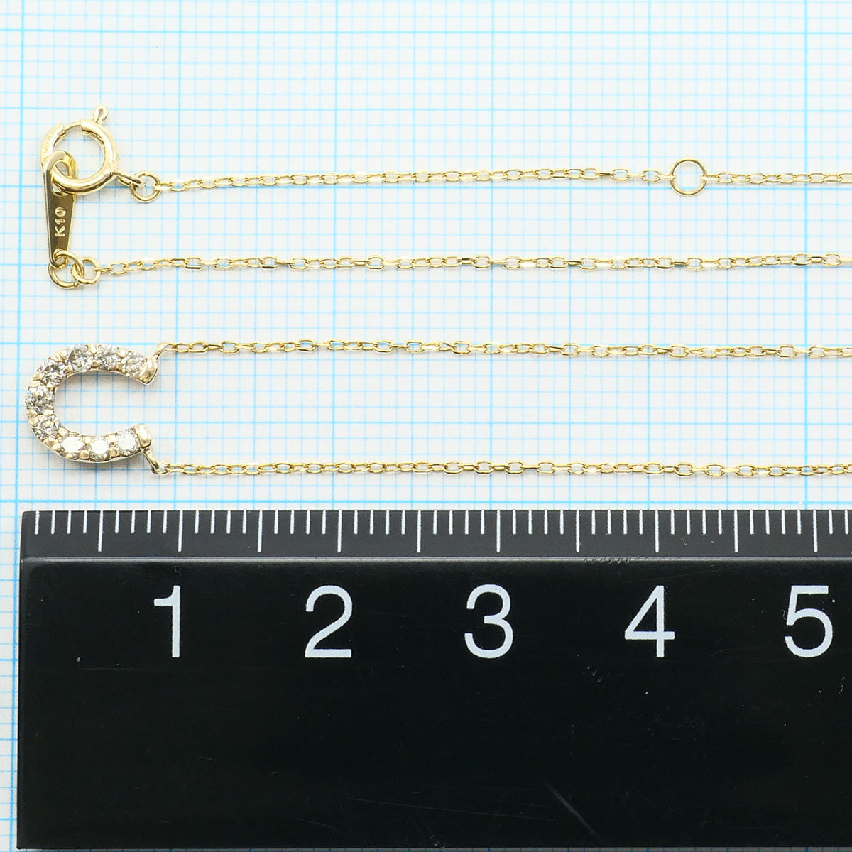 K10 ダイヤモンド ネックレス
