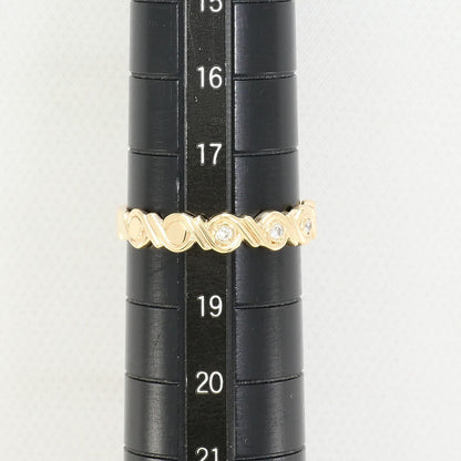 K10 イエロー ゴールド ダイヤモンド リング