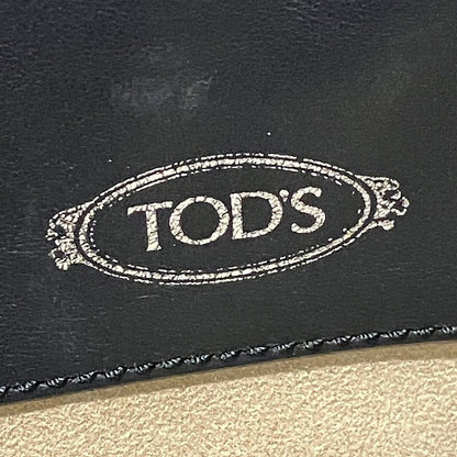 トッズ キャンバスレザー トートバッグ