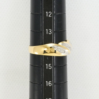 プラチナK18YGダイヤモンドリング