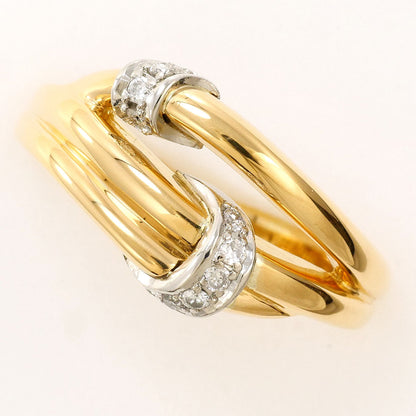 プラチナ Au750 ダイヤモンドリング