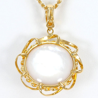 Au750マベパールネックレス