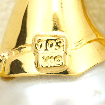 Au750 南洋真珠 ダイヤモンド ネックレス