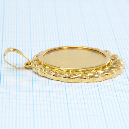 マン島キャット 金貨 Au999 Au750 ペンダントトップ