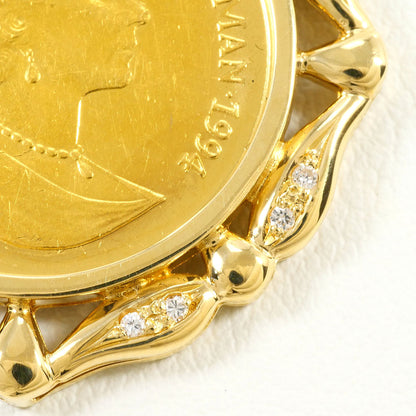 マン島キャット 金貨 Au999 Au750 ペンダント