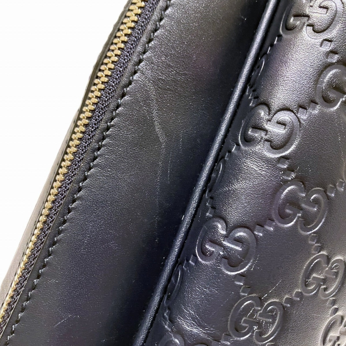 グッチ グッチシマ レザーウエストバッグ