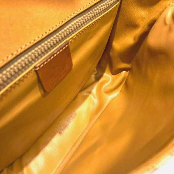 セリーヌ マカダム PVC レザー ショルダーバッグ